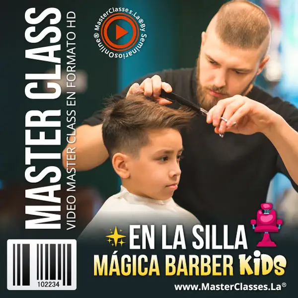 39 MasterSello En la Silla Mágica Barber Kids