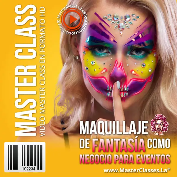 59 MasterSello Maquillaje de Fantasía como Negocio para Eventos